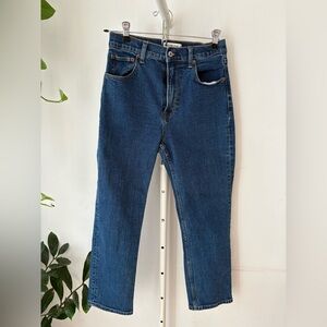 Abercrombie & Fitch The Ankle Straight Blue Jeans 27